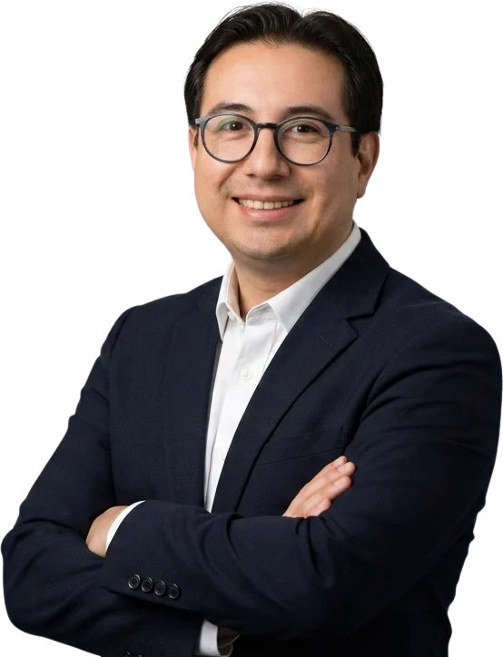 Cisco Ramos, founder of RamX Digital, arms crossed