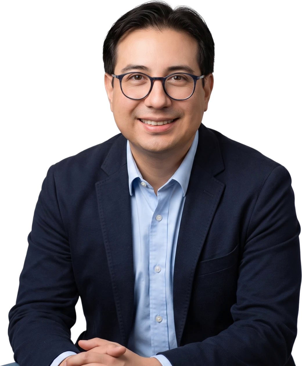 Cisco Ramos, founder of RamX Digital, seated